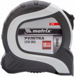 

Рулетка Matrix 32586 Extra Wide, 8 м x 27 мм, двухкомпонентный корпус, PRO