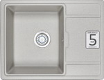 Кухонная мойка Weissgauff WG 4565, светло-серый (429391)