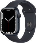 Умные часы Apple Watch Series 7 GPS 45mm MidnightAl/Midnight Sport (MKN53ZP/A) - фото 1
