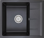 Кухонная мойка Emar EMQ-1580.Q Оникс сувенир яблоко 3 8 см чёрный оникс