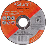 Диск отрезной по металлу Sturm 9020-07-115x12 АРМИРОВАННЫЙ размер 115x1.2x22.23