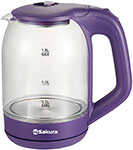 Чайник электрический Sakura SA-2736V чайник электрический sakura sa 2147p 1 8 л серебристый фиолетовый