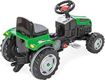 Трактор на педалях Pilsan зеленый (07 314G) 107 трактор с сетчатым прицепом halitcan toy