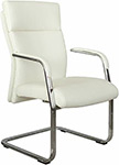 фото Кресло riva chair с1511 нат.кожа белый (6207)