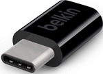 

Адаптер Belkin, USB-C папа/MicroUSB мама черный (F2CU058btBLK)