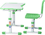 Комплект парта + стул трансформеры FunDesk Sole II Green  221905