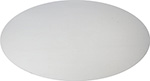 Коврик защитный для напольных покрытий Brabix поликарбонат, диаметр 100 см, глянец, толщина 1 мм, 604849