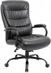 Кресло Brabix PREMIUM ''Heavy Duty HD-004'', НАГРУЗКА до 200 кг, экокожа, черное, 531942 кресло brabix premium work ex 513 экокожа черное 531943