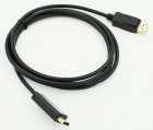 Кабель NONAME HDMI (m) DisplayPort (m) 2м черный