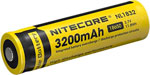 Аккумулятор NITECORE NL1832 18650 3.7v 3200mA аккумулятор nitecore nl1834 18650 3 7v 3400ma