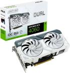 

Видеокарта Asus GeForce RTX 4060 DUAL OC WHITE 8GB (DUAL-RTX4060-O8G-WHITE), Белый