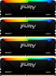 

Оперативная память Kingston DDR4 64Gb (4x16Gb) 3200MHz FURY Beast RGB (KF432C16BB12AK4/64)