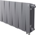

Радиатор Royal Thermo PianoForte 300 Silver Satin VDR80 - 10 секций, Серебристый