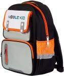 

Рюкзак школьный с сумкой для обуви Mobile Kid CLASSIC (SBP100) ORANGE BLACK, Черный/оранжевый