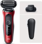 

Электрическая бритва Braun S6 61-R1200s Red (5762), с триммером, Красный/черный