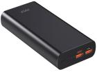 Внешний аккумулятор Hiper CORE 3XL Metal PowerBank, черный, 20000 мАч