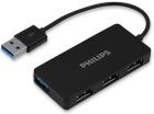 

USB-разветвитель Philips USB x 4, длина кабеля 18 см (SWV3704), Черный