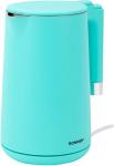 

Чайник с двойными стенками Sonnen KT-8719M, 1.5 л, 2200 Вт, мятный