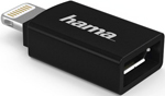 

Адаптер Hama H-178400 micro USB (f)-Lightning черный (00178400)