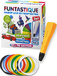 Набор 3D-ручка Funtastique CLEO (Оранжевый) PLA-пластик 7 цветов набор для 3d рисования funtastique xeon голубой pla пластик 7 ов rp800a bu pla 7