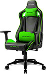 Игровое компьютерное кресло Sharkoon Elbrus 2 черно-зеленое игровое компьютерное кресло warp sg brd черно красное