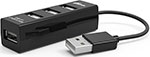 Разветвитель USB (USB хаб) Ritmix CR-2402 black телефон ritmix rt 520 black