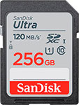 Карта памяти Sandisk Ultra [SDXC U1 256 Gb 120 Mb/s]