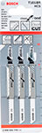 Набор пилок по дереву Bosch T 101 BR (3пред. лобзики)
