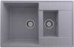Кухонная мойка Ulgran Quartz Prima/бетон (Prima 780 1,5 K-05) дозатор для моющих средств ulgran quartz uq 01 05 бетон