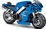 Конструктор Sembo Block 701102 спортивный мотоцикл 301 деталь