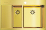 Кухонная мойка Omoikiri Akisame 78-2-LG-R светлое золото (4973088)