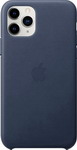 фото Чехол (клип-кейс) apple iphone 11 pro leather case - midnight blue mwyg2zm/a