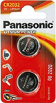 

Батарейка Panasonic Lithium Power в блистере 2 шт. (CR-2032EL/2B)