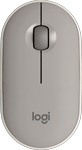 Мышка Logitech USB OPTICAL WRL PEBBLE M350 (910-006653) SAND мышка usb optical wrl pebble m350 grey 910 006653 logitech