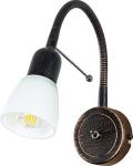 

Бра Arte Lamp A7009AP-1BR коричневый, Коричневый/белый