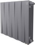 

Радиатор Royal Thermo PianoForte 500 Silver Satin VDR80 - 12 секций, Серебристый