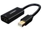 

Кабель Ugreen MD112 (10461), Mini DP to HDMI Female Converter 1080p