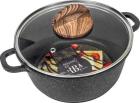 Кастрюля Panairo ECO induction с крышкой и литыми ручками, 3 л, индукция (ECO-KAS-3-AL-K.wd-I)