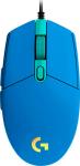 Мышь проводная игровая Logitech G102 Lightsync, голубой (910-005810)