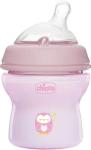 

Бутылочка Chicco пластмассовая, 150 мл, 0м+, Natural Feeling, розовая, Розовый