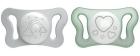 Соска-пустышка Chicco силиконовая, PHYSIOFORMA, MICRO Glow, 0-2 мес, 2 шт.