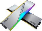 

Оперативная память Adata DDR5 48GB (2x24GB) 8800MHz Lancer RGB (AX5CU8800C4224G-DCLACRSG), Серебристый