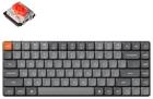 

Беспроводная механическая ультратонкая клавиатура QMK Keychron K3 Max, 84 клавиши, RGB-подсветка, Gateron Red Switch, Черный