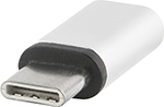 Адаптер-переходник Red Line Micro USB-Type-C серебристый кабель usb type c usb red line usb type c 1 м белый ут000036398 1 м белый