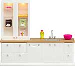 фото Мебель для домика lundby lb_60202600 смоланд кухонный набор с буфетом
