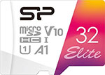 Карта памяти Silicon Power microSDHC 32Gb Class10 SP032GBSTHBV1V20SP Elite adapter