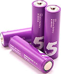 Батарейки алкалиновые Zmi Rainbow Zi5 4 шт. AA5, фиолетовые