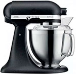 

Миксер планетарный KitchenAid Artisan 5KSM185PSEBK, Черный/серебристый