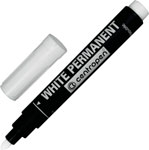 Маркер перманентный CENTROPEN 8586 белый, 10 штук, 2.5 мм (880595) заправка для маркеров touch refill ink 20 мл r131 телесный белый