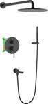 Душевая система встроенная Timo черный Saona (SX-2379/03SM) смеситель встроенный для ванны с душем timo saona 2314 03ysm черный